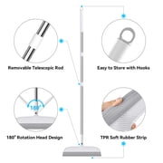Multifunction Magic Broom,2 in 1 Long Handle Silicone Air Broom for Floor,Living Room, Kitchen,Garage, Deck