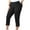 Black, variant on Audhol Plus Size Capris for Women! Leggings for Women Plus Size Lace Yoga Pants Breathable for Summer Running/Workout (L 5XL) Plus Size Leggings for Women Black L