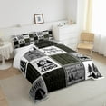 thumbnail image 4 of Camper Bedding Set For Bunks,Happy Camping Twin Comforter Set For Travel Trailers Rustic Farmhouse Buffalo Plaid Bedding Comforter Sets Rv Accessories For Inside,Adventure Camper Quilt, 4 of 6