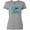 AC-Heather Grey, variant on Inktastic 100 Days of School Stars in Blue Women's T-Shirt