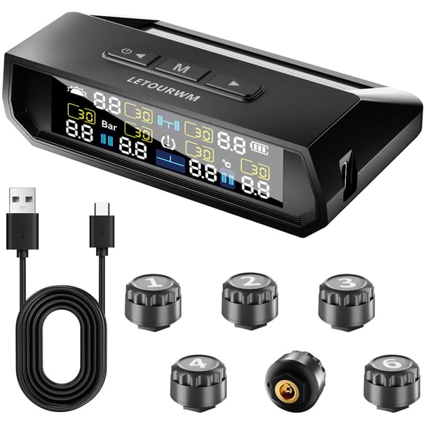Actualización del sistema de control de presión de neumáticos LETOURWM TPMS 2025