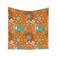 thumbnail image 6 of YFYANG Orange Vintage Mandala Pattern Tapestry, Bedroom Dormitory Living Room Decoration Tapestrys Wall Hanging , 59 x 59 in, 6 of 9