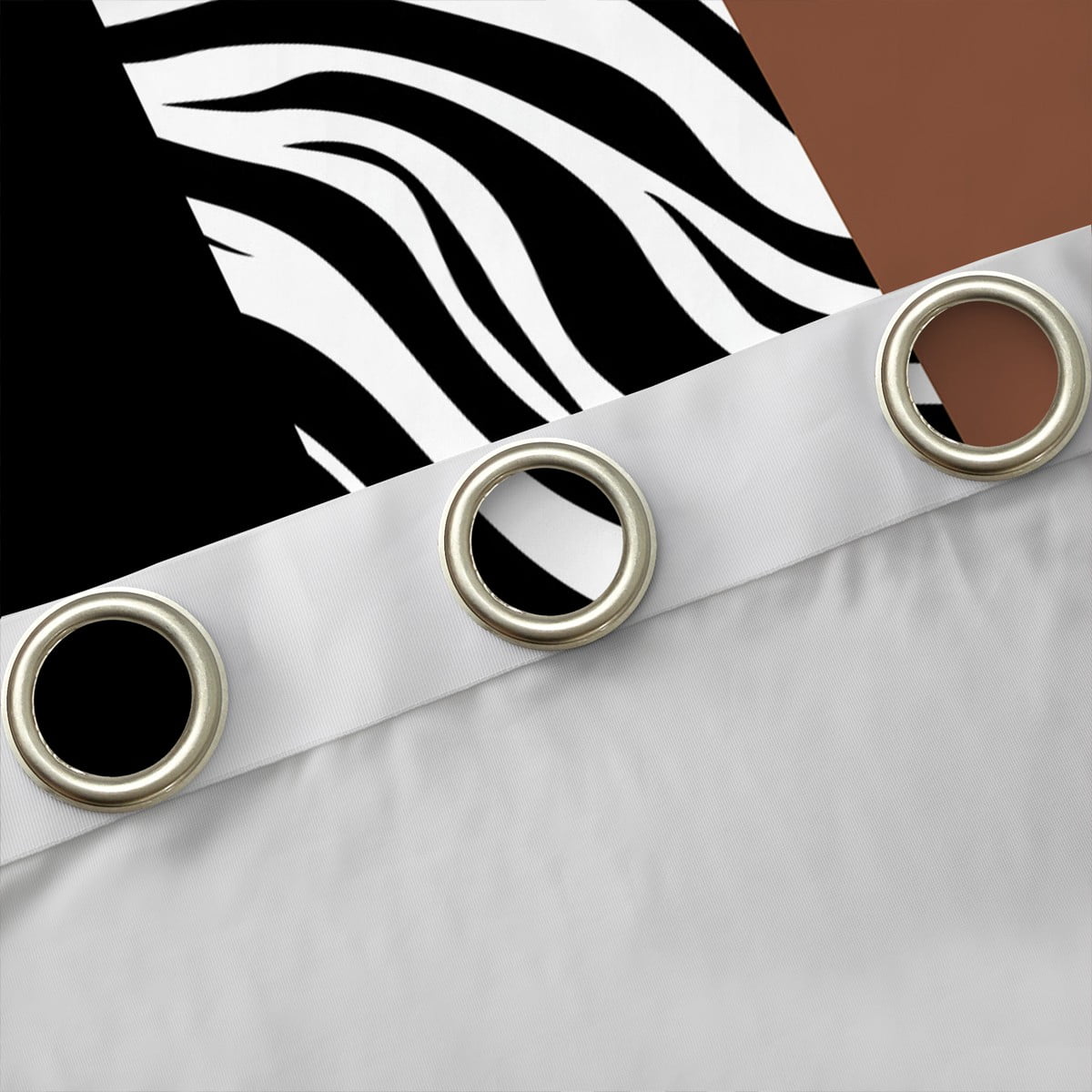 Manfei Cheetah Print Black Out Curtains,Jungle Animal Curtains Pack of 2 (42x63 Each),White Black Zebra Pattern Bedroom Curtains For Teens,Super Cozy Room Decor