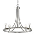 thumbnail image 5 of Sawyer 5-Light Satin Nickel Chandelier, 5 of 5
