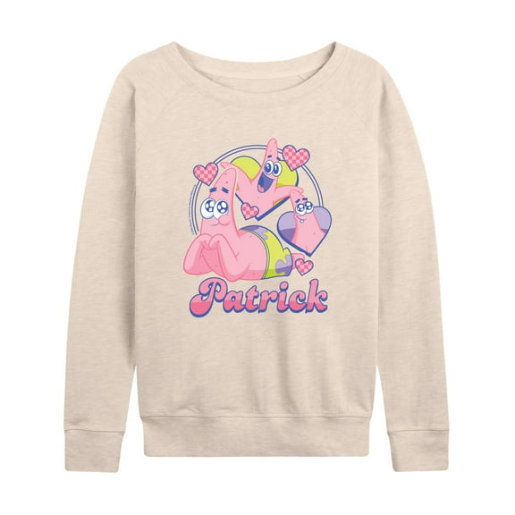 Spongebob Squarepants - Cute Patrick - Women's French Terry Long Sleeve Shirt