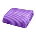thumbnail image 2 of Xuniizn Soft Blankets, Throw Blanket for Couch, Flannel Sherpa Blanket Fleece Blanket for Adults, Cozy, Plush, Thicken, Reversible, Machine Washable, Purple, 2 of 2