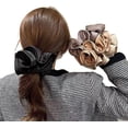 thumbnail image 2 of Coleteros Grandes Satén Satinada el Cabello, Coletero Seda para Pelo, Coletero Seda Ligas Cabello Elásticas, Coleteros Grandes Satén Para el pelo para Mujeres, 2 of 4