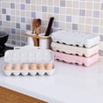 thumbnail image 2 of 2 piezas 12 rejillas Nevera Caja de huevos irrompible Caja de almacenamiento de huevos Bandeja para huevos de pato Caja (caqui) Caqui 30 X 11 cm, 2 of 5