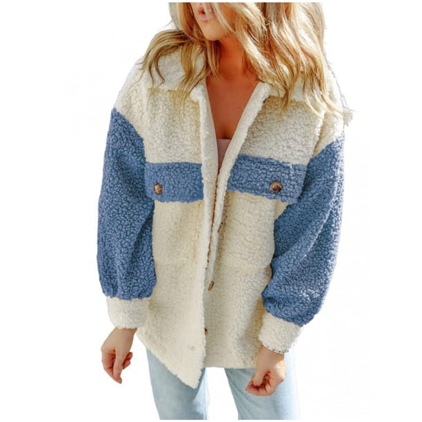 Abrigos y chaquetas informales de manga larga sin capucha para mujer, moda de invierno, cuello alto, bolsillos, abrigos casuales cálidos sin capucha, abrigos para mujer