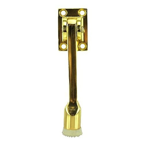 5" Brass Plated Flip Down Door Holder