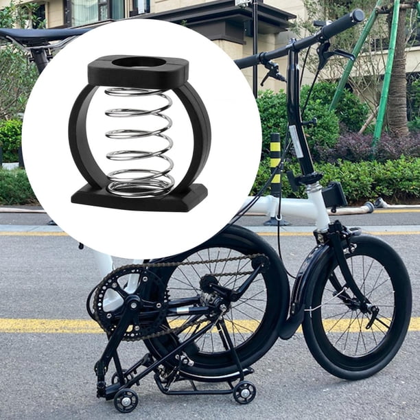 Abrazadera plegable para bicicleta, resorte de abrazadera para bicicleta, resorte en C ligero, duradero y colorido, resorte de abrazadera para bicicle 1 negro