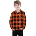 thumbnail image 3 of Camisa SANGTREE de franela a cuadros con botones para niños Buffalo 7-8Y, 3 of 7