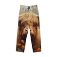thumbnail image 2 of Fotbe Cute Floral Cow Men's Pajama Pants,Sleepwear Pants,Pj Bottoms Drawstring And Pockets-XX-Large, 2 of 7