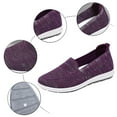 thumbnail image 5 of Sngxgn Women’s Flat Shoes Dress Shoes Slip On Walking Flats Shoes for Woman Casual Comfort Soft(Purple,37), 5 of 8