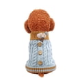 thumbnail image 4 of Suéteres de punto Advancent para perros moda estación fría chaleco tipo puente abrigo cálido Azul m, 4 of 6