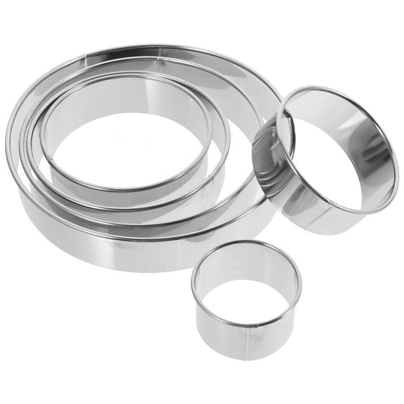 Moluckfu Non-Stick Surface Empanada Maker Stainless Steel 6pcs