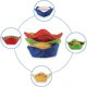 thumbnail image 5 of Juego de 4 estantes para platos YONGSHENG para microondas, 5 of 5