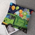 thumbnail image 7 of Garbage Truck Trash Trucks Happy Birthday Banner Backdrop Background Booth Props Flag Waste Management Recycling Bin Theme Decor forBirthday Party Baby shower Favors Supplies Decorations, 7 of 7