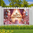 thumbnail image 4 of Decorative Balloons Happy Birthday Banner Floral Design Gift Boxes for Party Celebration Indoor Decoration, 4 of 7