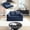 Blue, variant on YWEN Foldable Boneless Love Seat Couches in a Box, Modern Floor Foam Sleeper Sofa Bed 2-in-1 Convertible Cloud Sofa for Home Apartments Bedroom