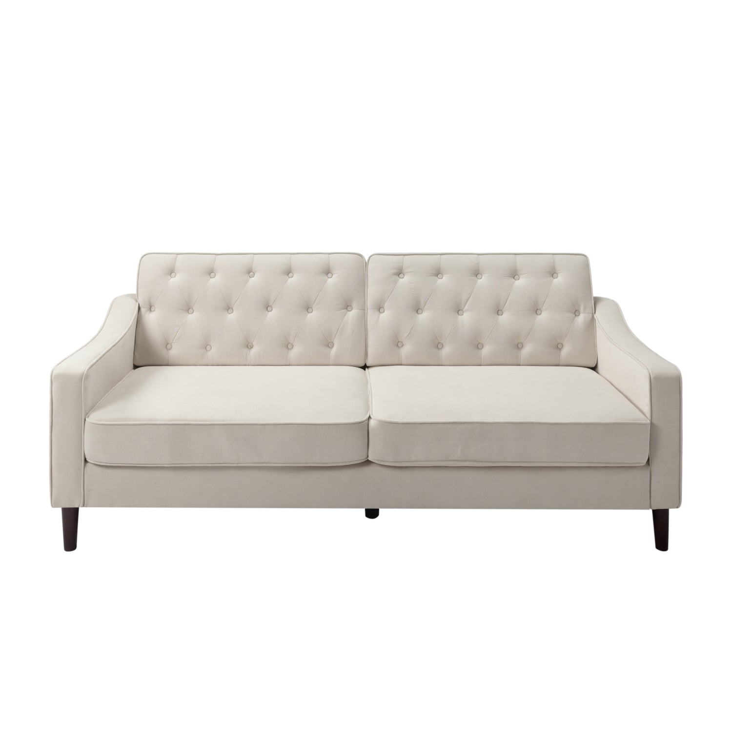 Kadyn 77.2" Fabric Sofa, Upholstered Lounge Couch with Square Arm, Modern Fabric Couch for Living Room, Navy Blue Kadyn 77.2" Fabric Sofa, Upholstered Lounge Couch with Square Arm, Modern Fabric Couch for Living Room, Navy Blue