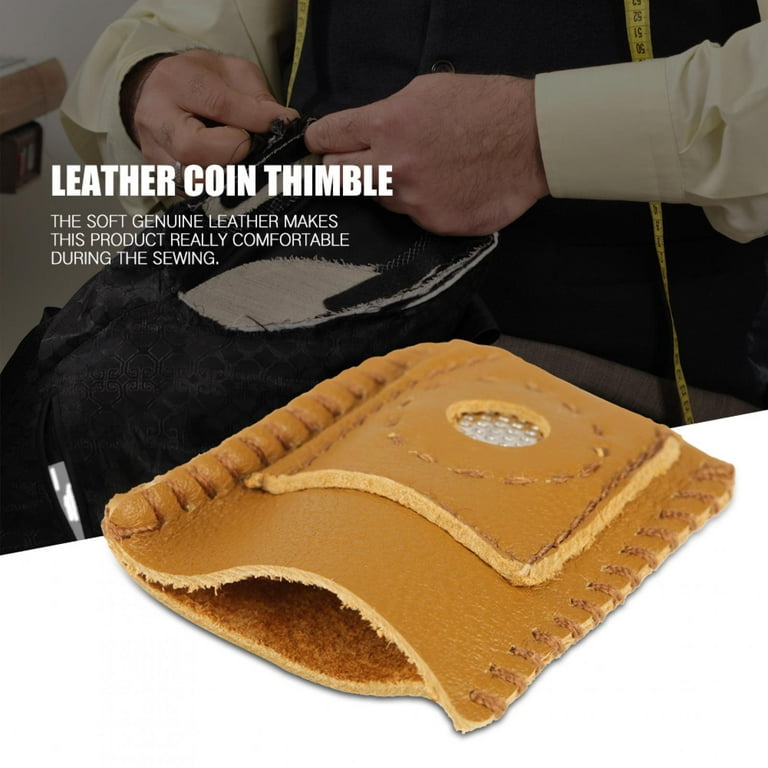 Large Size Leather Thimble, Leather Thimble, Thimble, Leather For