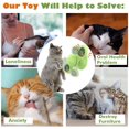 thumbnail image 3 of Juguete interactivo para gatos, molino de viento giratorio, juguete para gatos, juguete para masticar, tocadiscos, cepillo para el pelo, juguetes para mascotas, hierba gatera para gatos, verde TUNC Sencillez, 3 of 5