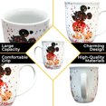 thumbnail image 4 of Magical Mickey Mouse Paint Splatter Porcelain Coffee Mug, 16 Ounces  - Perfect Christmas Gift for Coworkers, Dad, Mom, Women, and Men - Cute Coffee Cup Inspired by Beauty and the Beast., 4 of 7