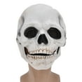 thumbnail image 3 of Máscara de calavera, máscara de calavera de Halloween, máscara de látex completa, máscara de disfraz, características mejoradas, 3 of 8