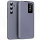 thumbnail image 1 of Green Leather Phone Case with Card Holder and Smart View Window for A56 5G, 1 of 5