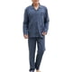 thumbnail image 2 of Conjunto de pijamas de hombre Salvador de algodón 100% manga larga, 2 of 8