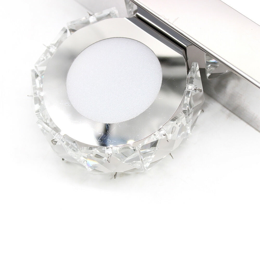 DENEST LED Light Crystal Glass Lamp Bathroom Light Vanity Wall Light Mirror Wall Lights