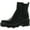 Black, variant on Womens Amina Leather Block Heel Chelsea Boots