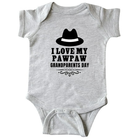 

Inktastic Grandparents Day I Love My Pawpaw Gift Baby Boy or Baby Girl Bodysuit