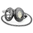 thumbnail image 2 of facefd Steampunk Hands Scale Mechanical Skeleton Pocket Watch Hand Pocket Watch Holiday Birthday Gift, 2 of 9