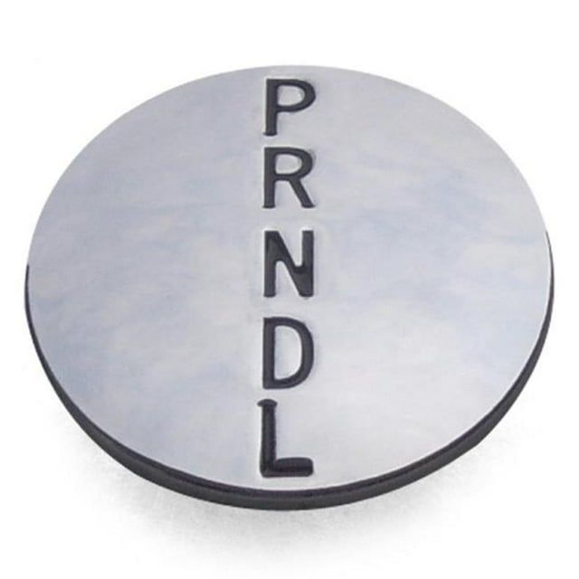 American Shifter Company ASCMD04 PRNDL Bouton de Changement de Vitesse Médaillon Insert -- pour Bouton en Métal