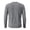 Grey, variant on SUYIDA Men's Wicking Athletic Top, Long Sleeve Workout Tee, Gym Running Training Outdoor Shirt