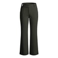 thumbnail image 5 of VBVC Women's High Waisted Straight Leg Dress Pants , Casual Button Tab Work Trousers For Women , Ladies' Business Office Slacks with Pockets, Gray , S-2XL, 5 of 7