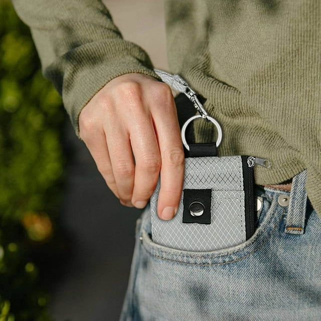 Travel Wallet RFID Blocking Secure Zippered Pockets Compact Lightweight for Credit Cards Passport ID Outdoor Travel
