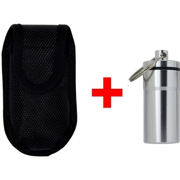 Best Carry kit 1 Tough Pouch with Rotating Belt Clip 1 Aluminum Alloy Waterproof & Drop-Proof Pill Case