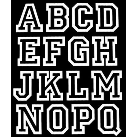 Inch Iron On Letters Inch Iron On Letters