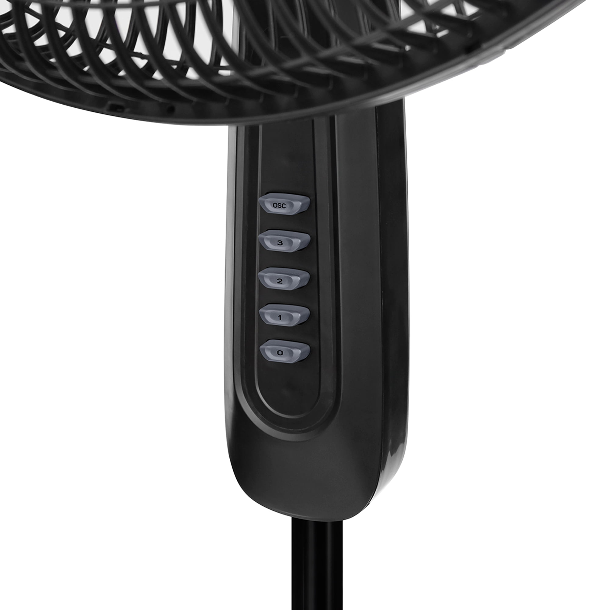 Taurus Silent Power 18" Pedestal Fan with ECOJET Grille, Ultra Quiet Oscillating Floor Fan with Adjustable Height, 3 Speeds, for Bedroom, Office or Living Room – Powerful Airflow and Energy Efficient