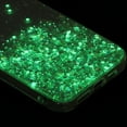 thumbnail image 4 of Allytechgroup Noctiluncent Fluorescent Luminous Phone Case for iPhone 14, Bling Glow in The Dark Soft TPU Cover for Women Girls, Shockproof Protective Case, Green, 4 of 6