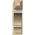 thumbnail image 2 of Ekena Millwork 8"W x 26"D x 26"H Balboa Rough Sawn Craftsman Outlooker, Douglas Fir, 2 of 4