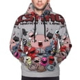 thumbnail image 5 of Lsque The Binding of Isaac Pattern Casual Men's Hoodie,Hooded Sweatshirt with Kangaroo Pocket,Pullover Hoodie-XX-Large, 5 of 8