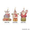 thumbnail image 1 of 3 piezas de colgantes huecos de madera para Navidad, adornos colgantes de ciervos de cartón o Papá Noel para decoraciones de árboles de fiesta de Navidad, regalos de bricolaje, 1 of 5