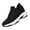 Black, variant on Women's Height Increasing Sneakers 4 inches Hidden Elevated Shoes Breathable Mesh Lightweight Casual Lift Shoes