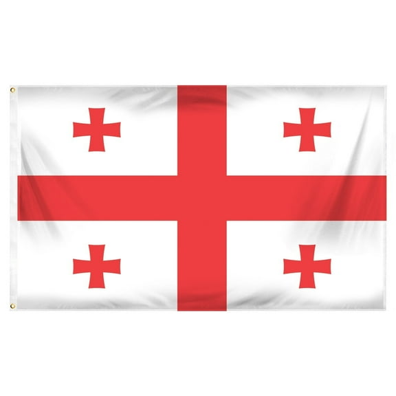 Georgia Republic 3' x 5' Indoor Polyester Flag