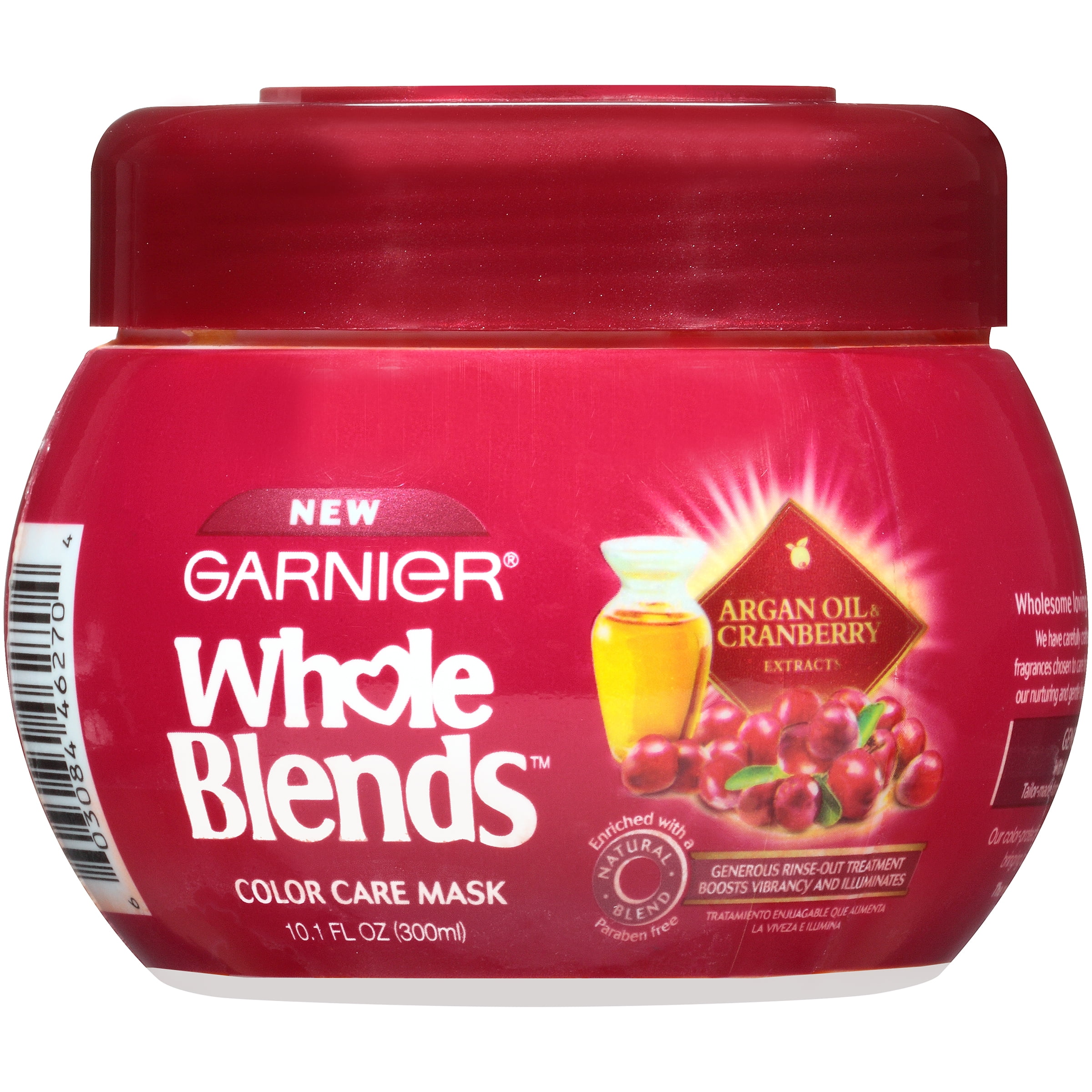 Garnier Whole Blends Argan Oil & Cranberry Extracts Color Care Mask 10.1 fl. oz. Jar