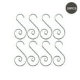 thumbnail image 1 of 20 Pcs en Métal en Forme de S Crochet Rack Mini Polyvalent en Métal Forme Crochets Arbre de Noël Porte Décoration Crochet en Acier Inoxydable, 1 of 8